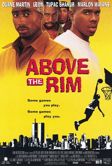 Above the rim.