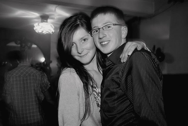 we danced together.