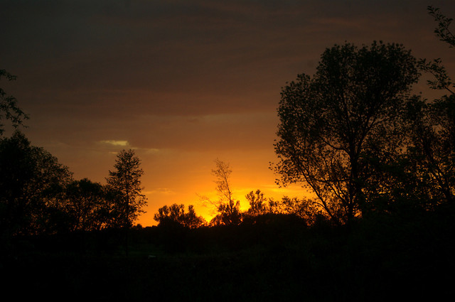 Sunset...