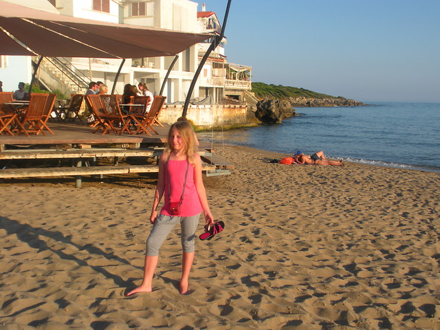 Pink on the beach