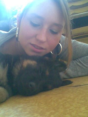 Z pieskiem ;D