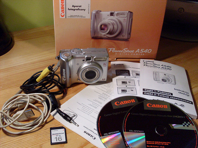 canon powershot a540