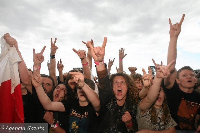 Caught in a mosh!