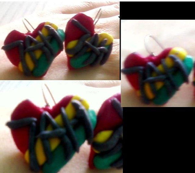 rasta kolczyki