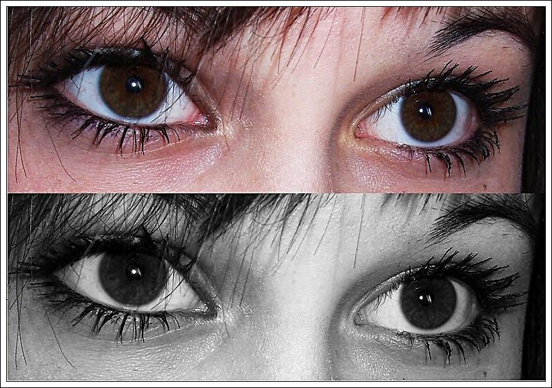 This eyes can lie.