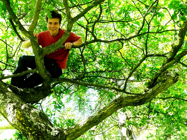 Quercus robur a ja na nim:)