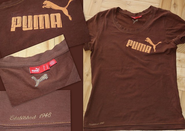 Brzowa bluzka PUMA!!
