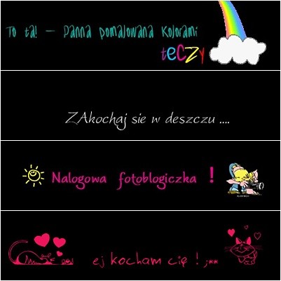 na czarnym tle xD