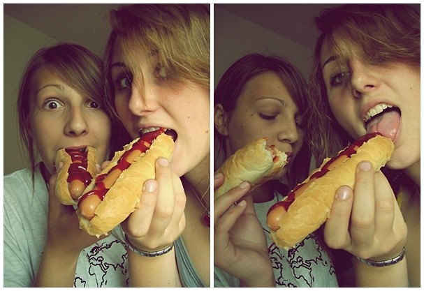 Camille and me. 