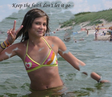 Keep the faith don't let it go
