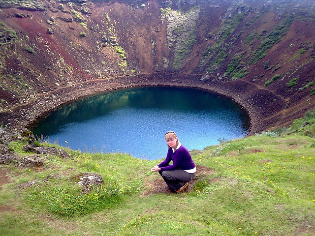 Jezioro wulkaniczne Kerið..