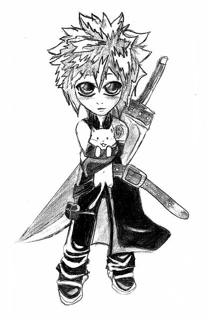 Cloud z Final Fantasy.