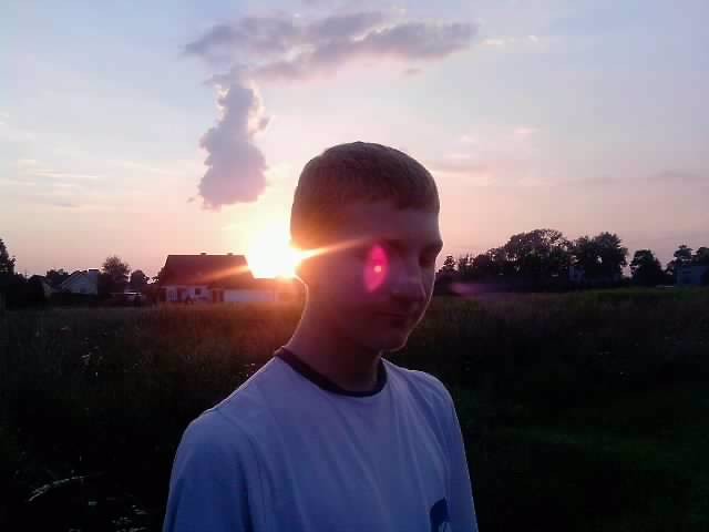 Wieczr na polu xD