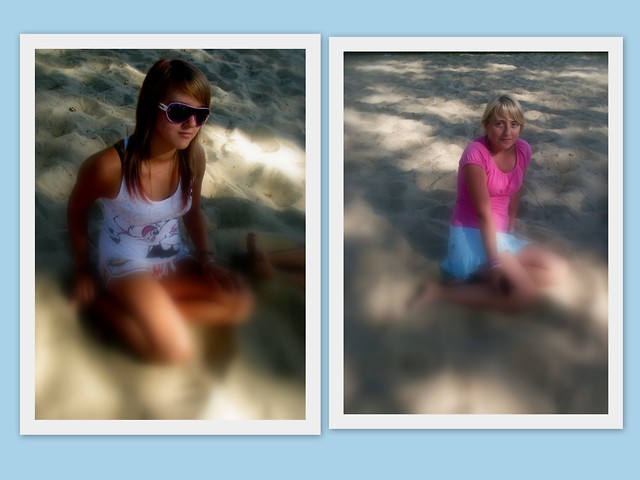 Na plazy ; d