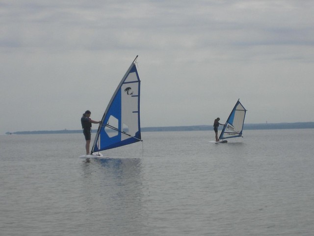 windsurfing.