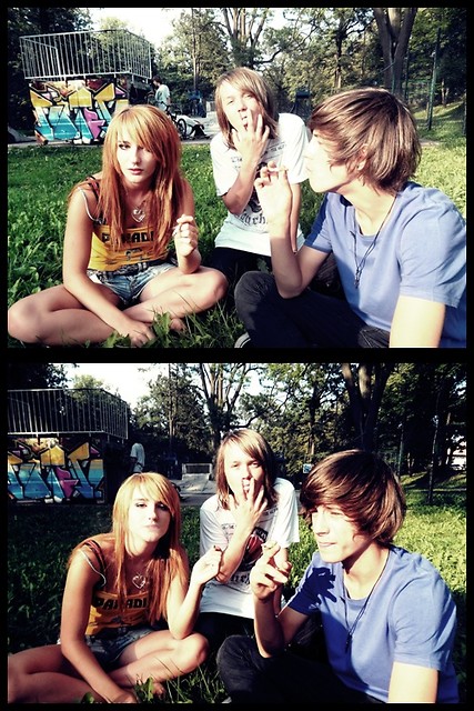 Sk8park, zajebane oczy.