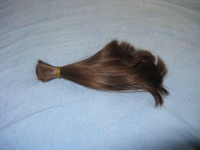 Goodbye, my pretty long hair...