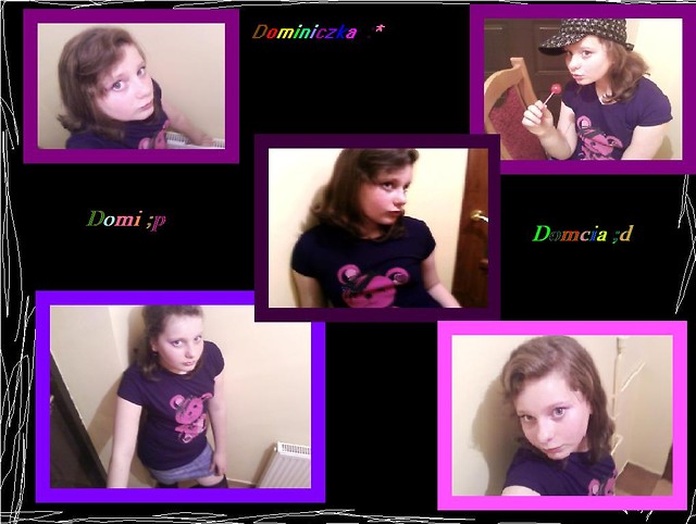 ; )