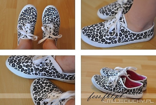Buty w ciapki