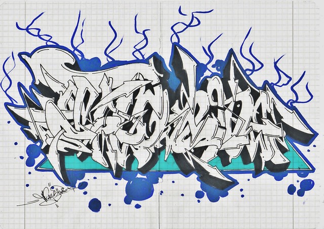 graffiti z mojego Black Booka