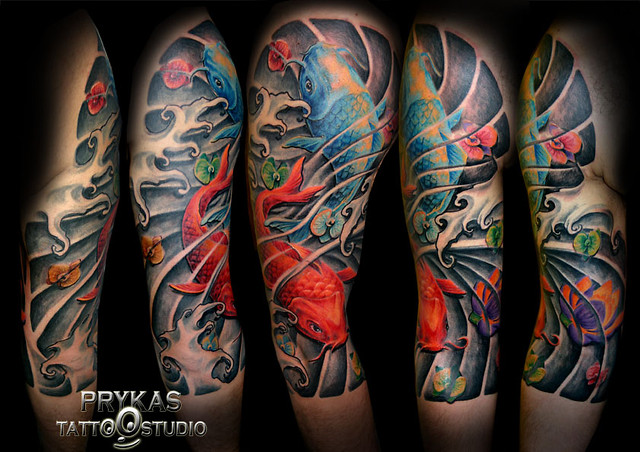 COI KOI FISH JAPANES TATTOOS