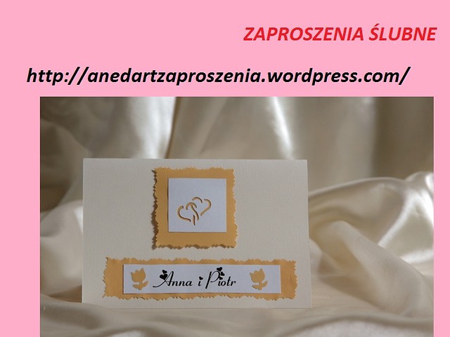 ZAPROSZENIA SLUBNE