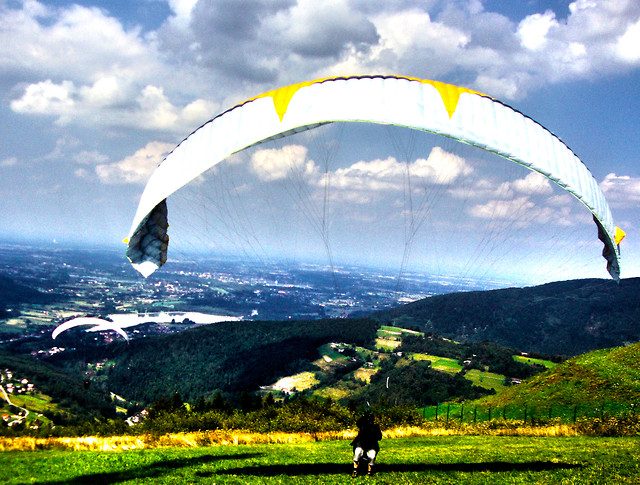 Flying like birds