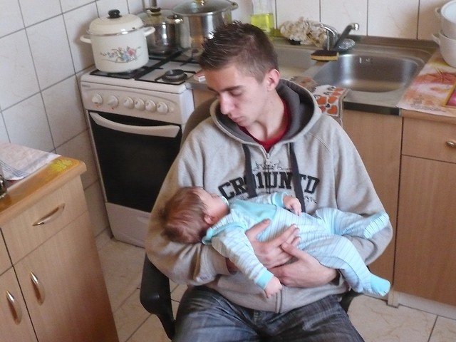 Z chrzeniakiem :) 