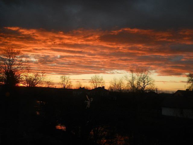 At sunrise.