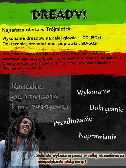 Robi dready, dready robi :)