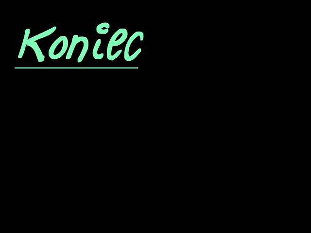 koniec