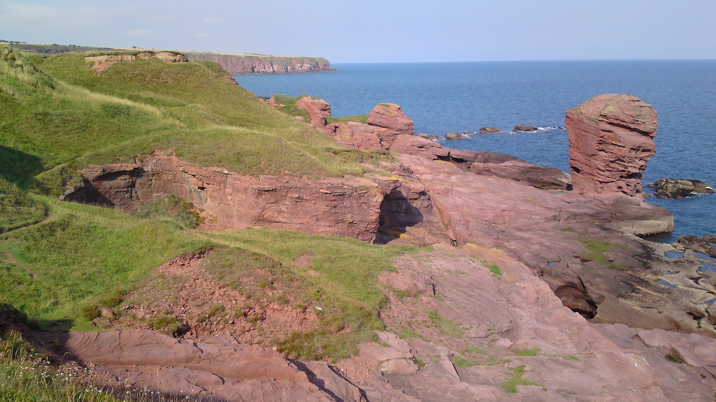 Klify w Arbroath 4