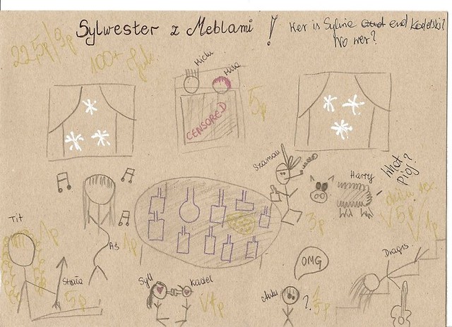 Lekko zdegustowana.