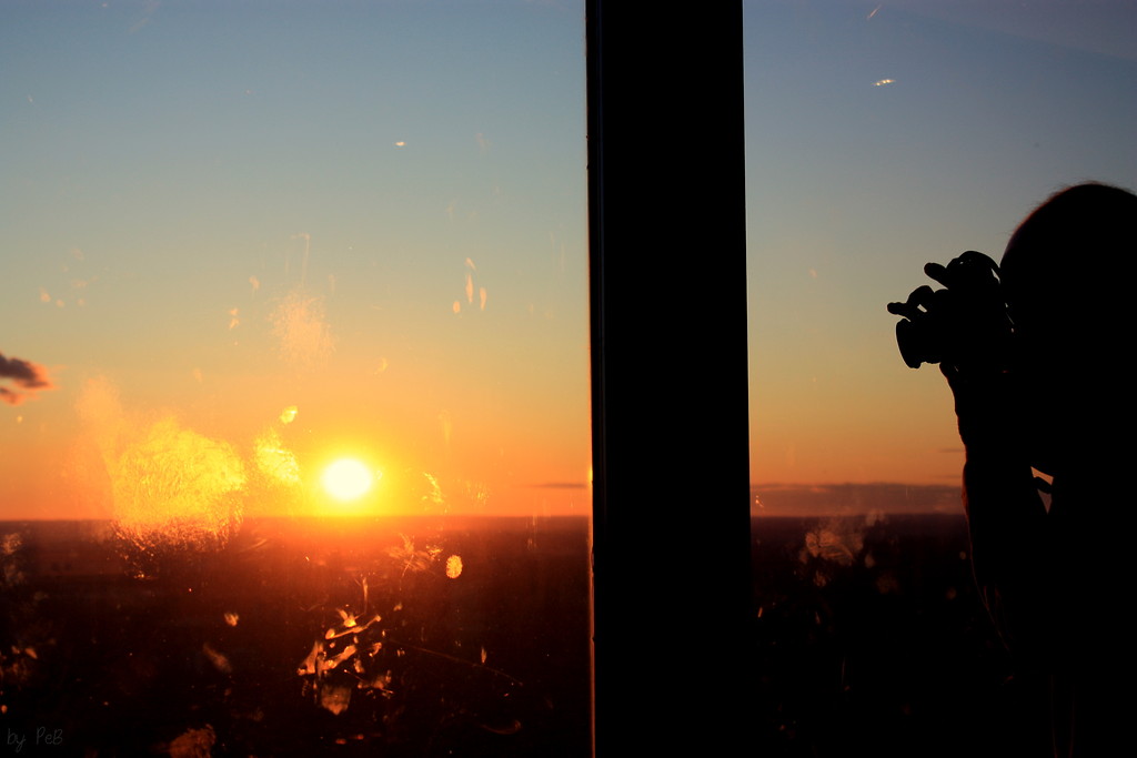 sunset in Toronto