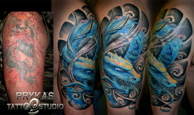 pokrywanie starego tatuau