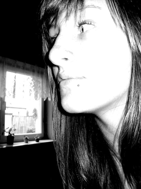 talking to the moon.