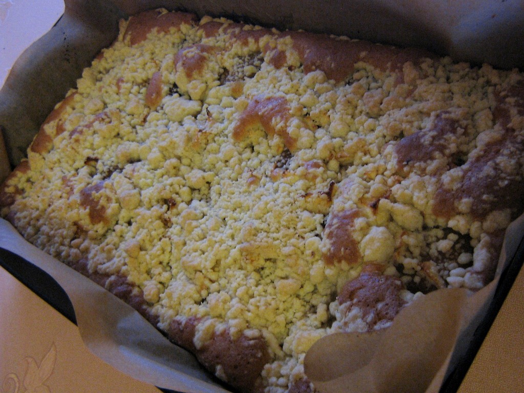 Znowu,znowu placek z owocami. ;)