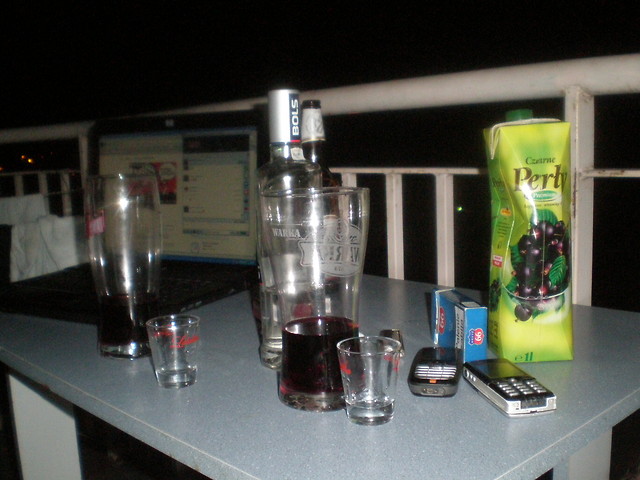with ___