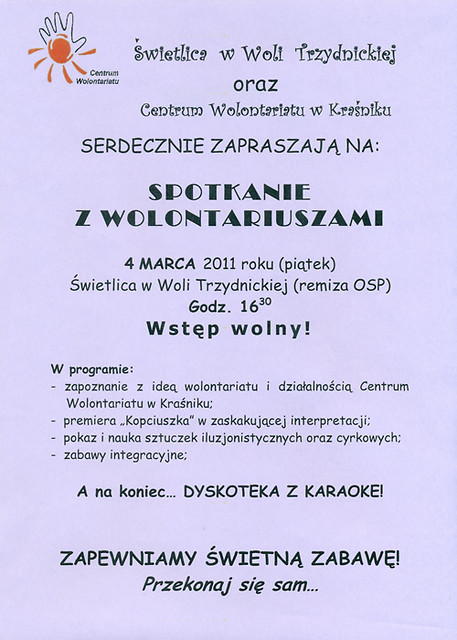 Zapraszamy 