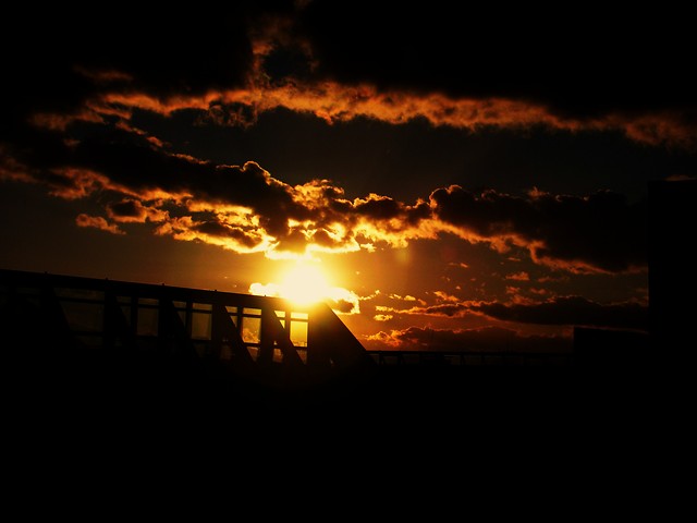 ...sun set...