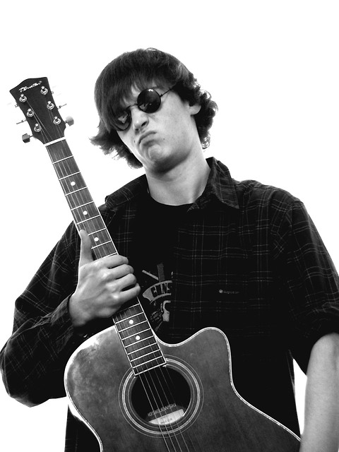 Me gusta tocar guitarra...