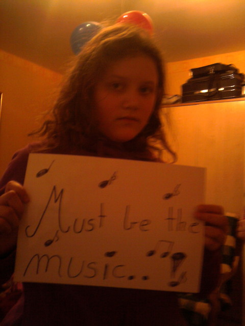 Must be the music...