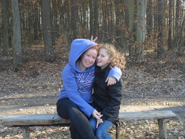 w lesie z ciocia