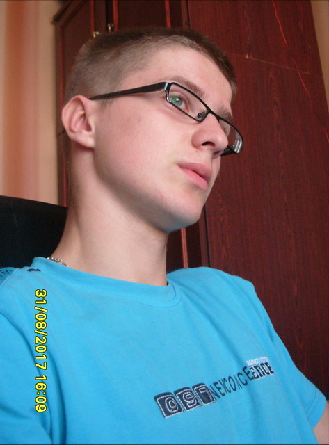 ; )