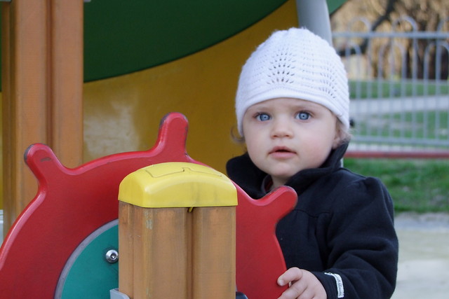 i na placu zabaw:)