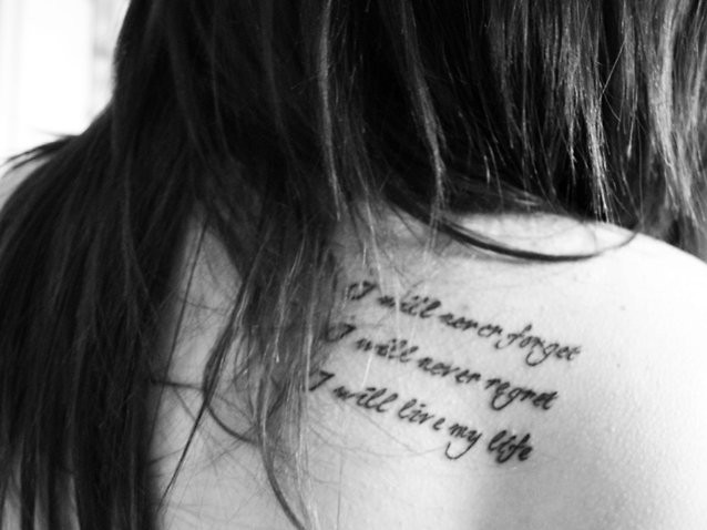 new tattoo.