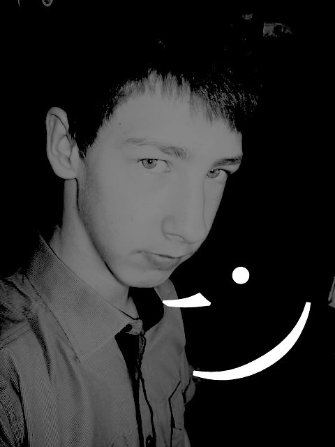 ; )