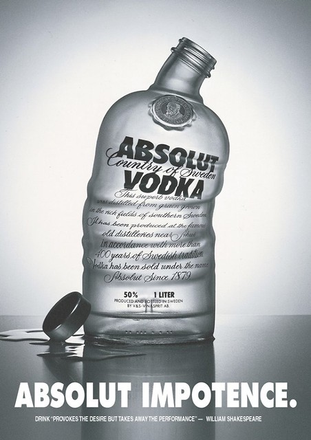 absolut vodka-absolut impotence