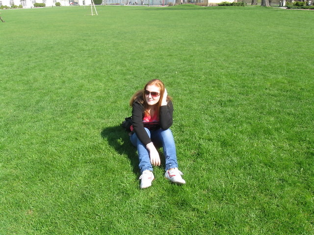 Na zielonej trawce ;))) 