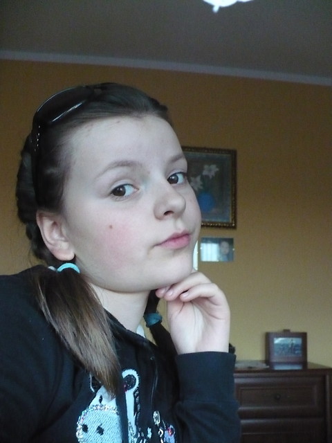 ;P